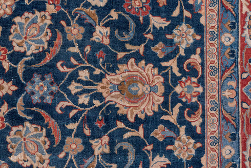 Vintage Kashan Area Rug (8' x 11')
